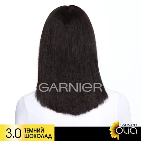 Фарба для волосся Garnier Olia Базова лінійка відтінок 3.0 Темний шоколад 112 мл: ціни та характеристики