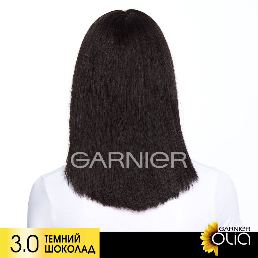 Краска для волос Garnier Olia Базовая линейка оттенок 3.0 Темный шоколад 112 мл: цены и характеристики
