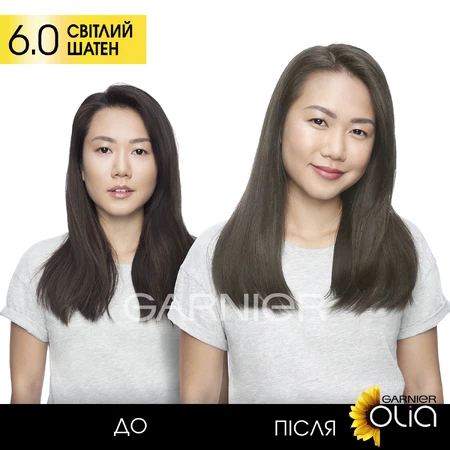 Безаміачна стійка крем-фарба для волосся Garnier Olia Базова лінійка 1.0 Глибокий чорний, 112 мл: ціни та характеристики