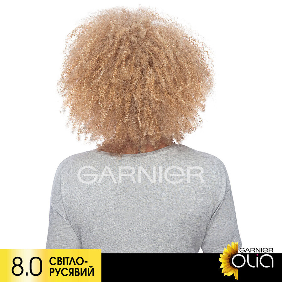 Фарба для волосся Garnier Olia Базова лінійка відтінок 8.0 Світло-русявий 112 мл: ціни та характеристики