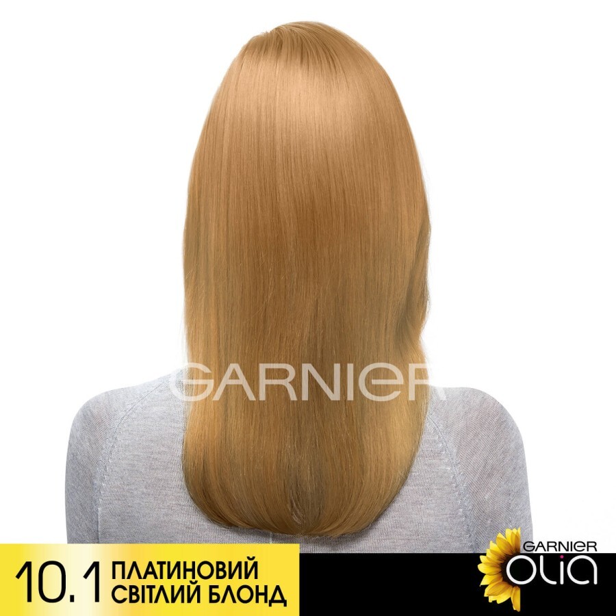 Фарба для волосся Garnier Olia Базова лінійка відтінок 10.1 Платиновий світлий блонд 112 мл: ціни та характеристики