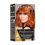 Стойкая гель-краска для волос L'Oreal Paris Recital Preference 74 - Интенсивный медный 174 мл: цены и характеристики