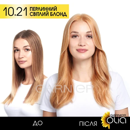 Краска для волос Garnier Olia Базовая линейка оттенок 10.21 Жемчужный светлый блонд 112 мл: цены и характеристики