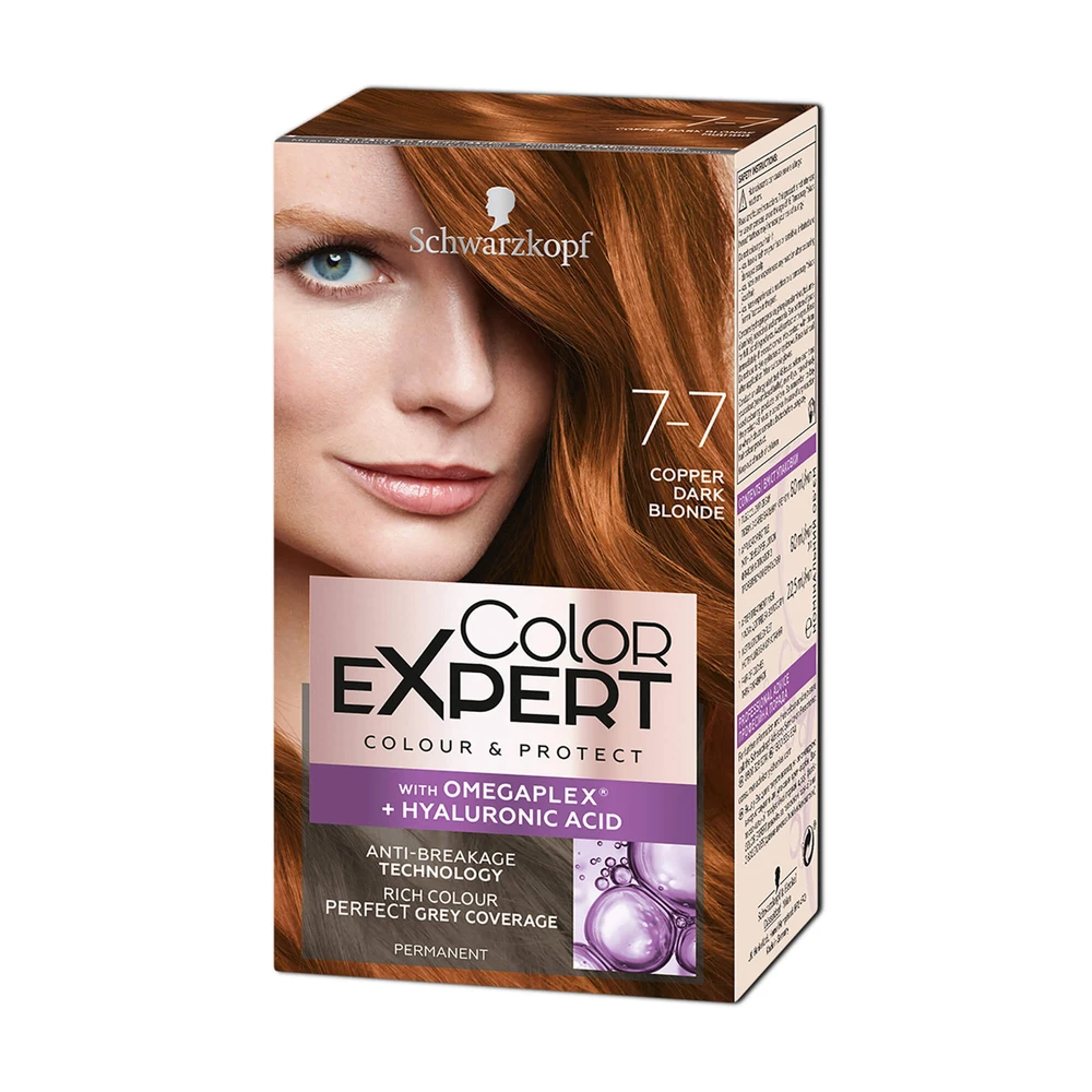 Стойкая крем-краска с гиалуроновой кислотой Color Expert 7-7 Медный, 142.5 мл: цены и характеристики