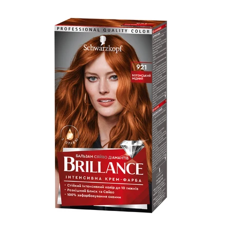 Краска для волос Brillance Богемский Медный 921 1 шт: цены и характеристики