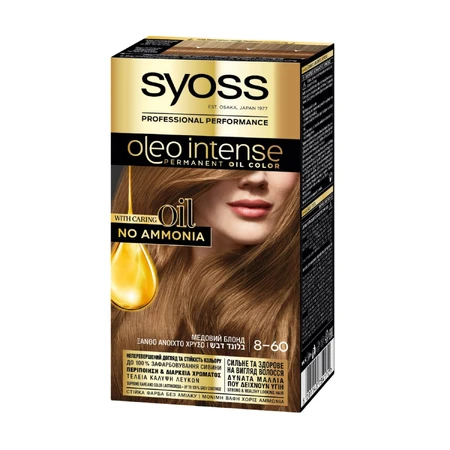 Фарба для волосся SYOSS Oleo Intense 8-60 Медовий блонд 115 мл: ціни та характеристики