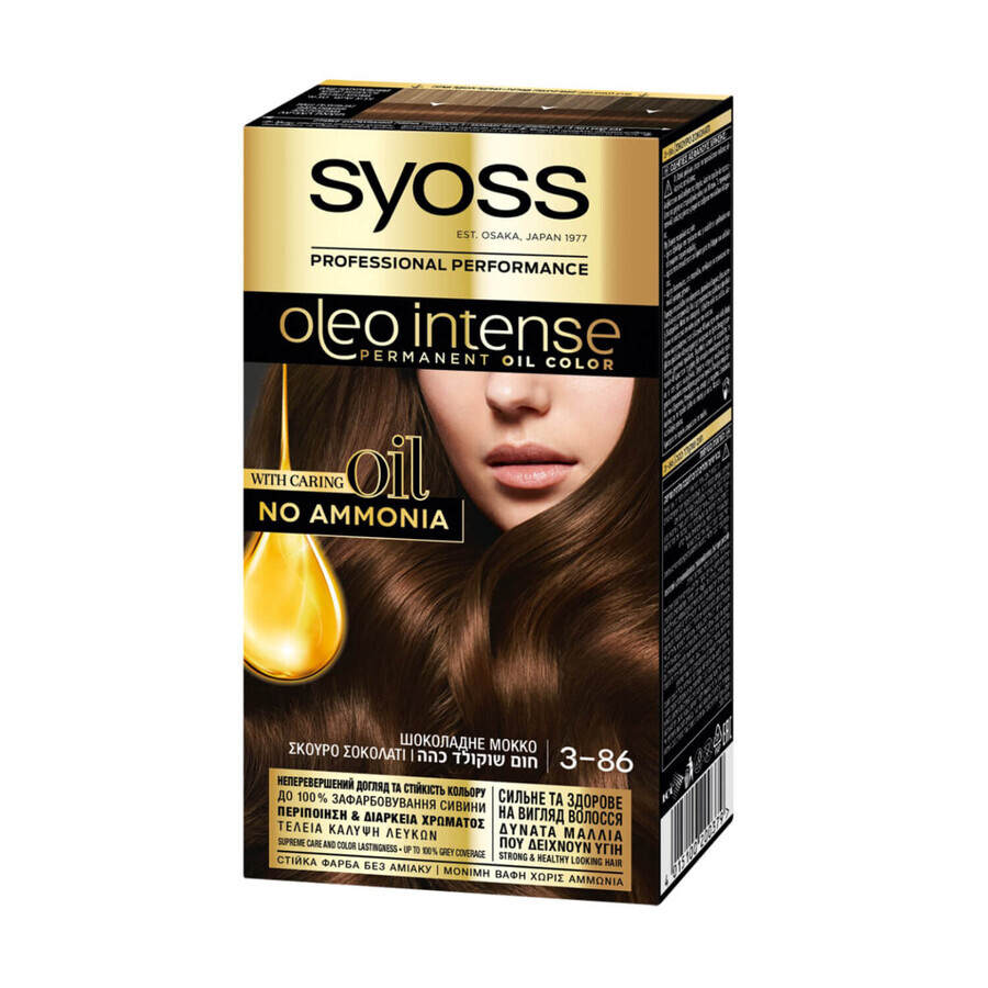 Фарба для волосся SYOSS Oleo Intense 3-86 Шоколадний Мокко 115 мл: ціни та характеристики
