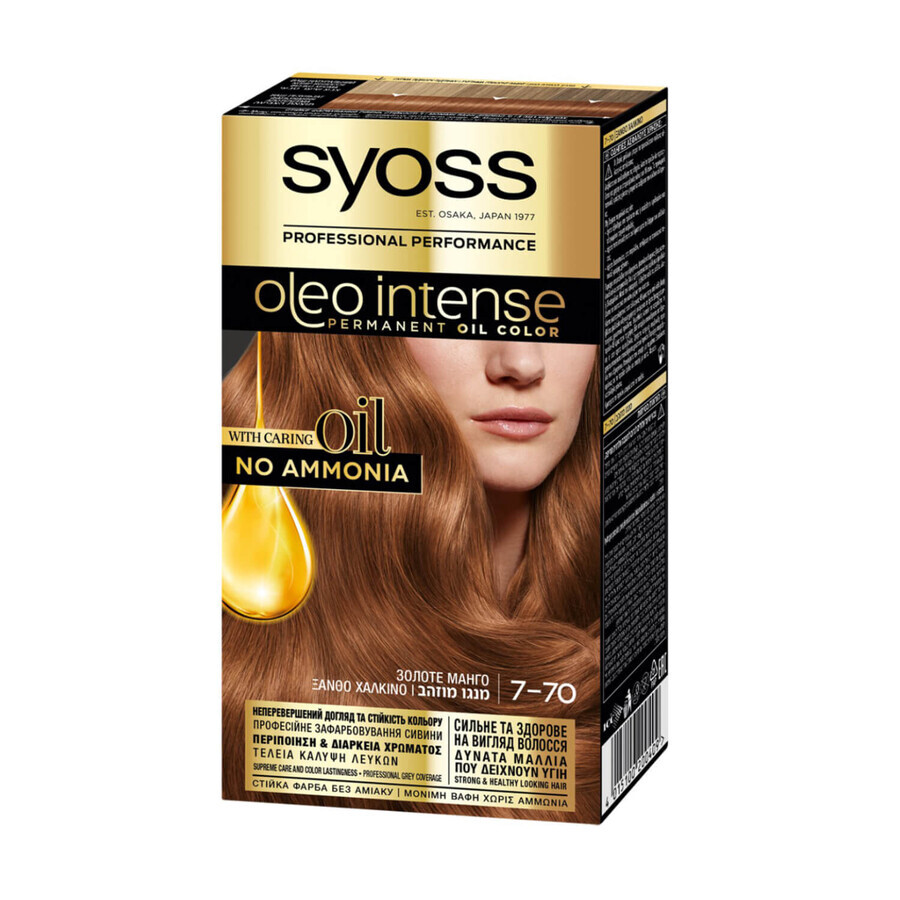 Краска для волос SYOSS Oleo Intense 7-70 Золотое Манго 115 мл: цены и характеристики