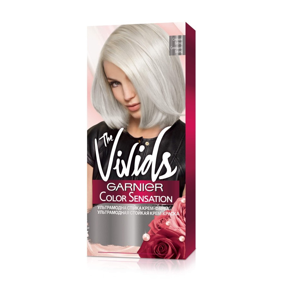 Стійка крем-фарба для волосся Garnier Color Sensation The Vivids Сяючий Блонд, 110 мл: ціни та характеристики