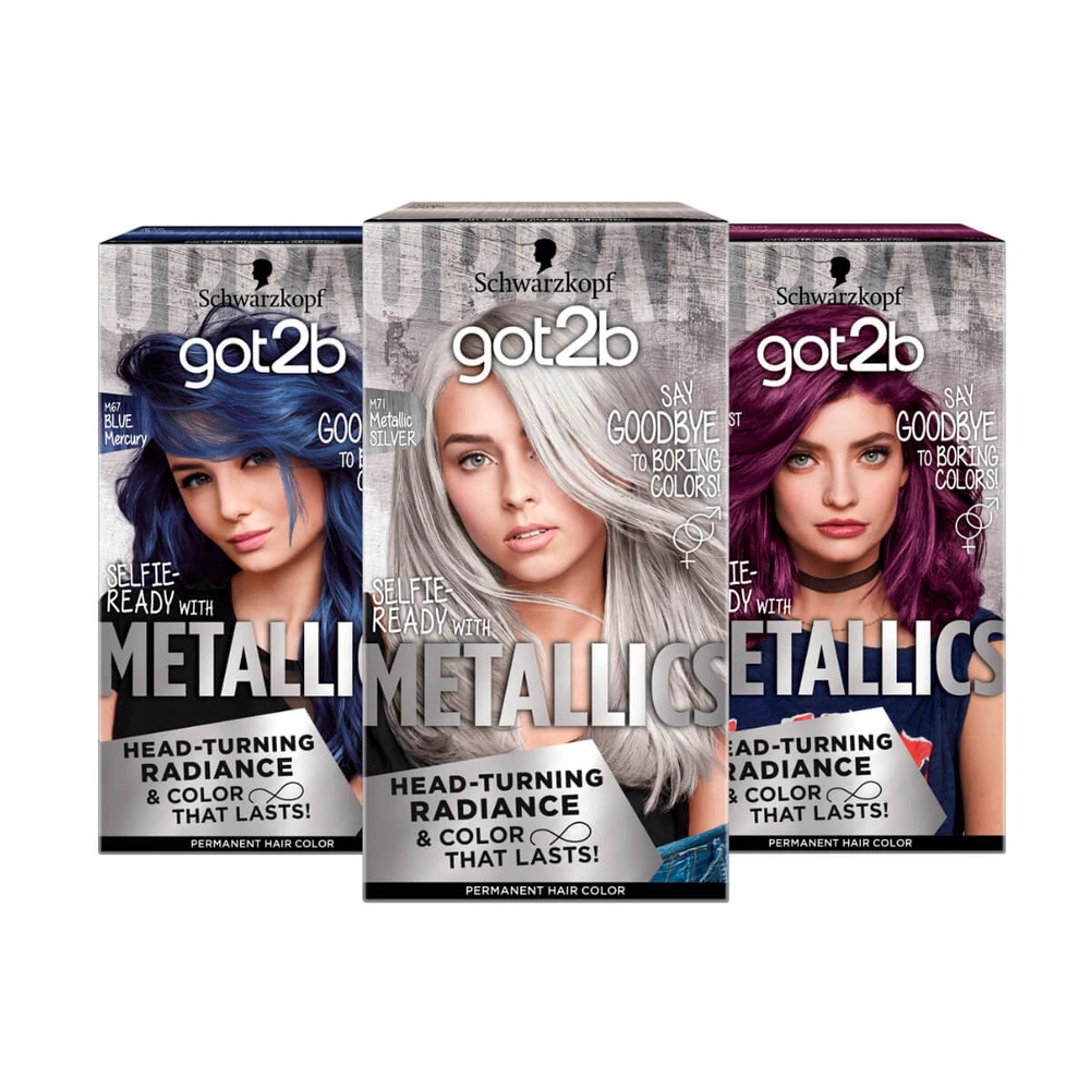 Крем-фарба Got2b by Schwarzkopf Metallics M67 Синій Меркурій 142.5 мл: ціни та характеристики