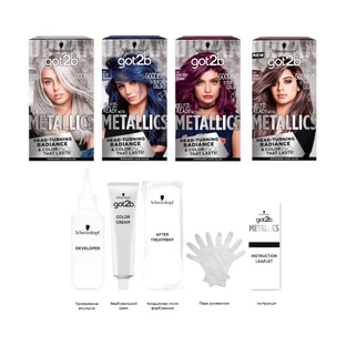 Крем-краска Got2b by Schwarzkopf Metallics M69 Аметистовый Хром 142.5 мл