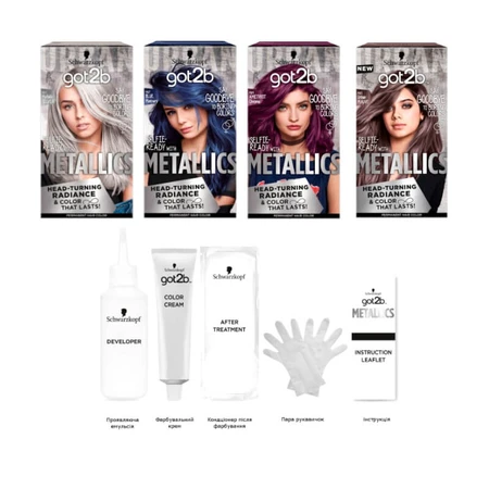 Крем-фарба Got2b by Schwarzkopf Metallics M83 Урбаністичний Металік 142.5 мл: ціни та характеристики