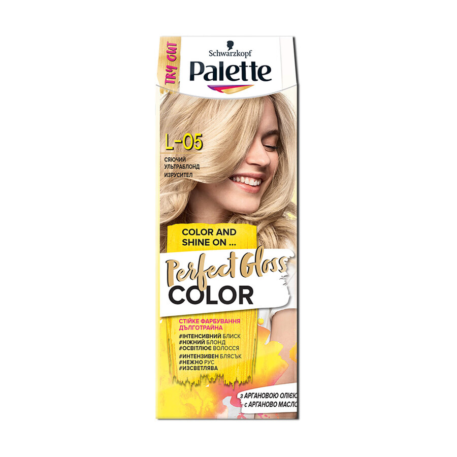 Краска для волос Palette Perfect Gloss Color L-05 Сияющий ультраблонд с аргановым маслом 70 мл: цены и характеристики