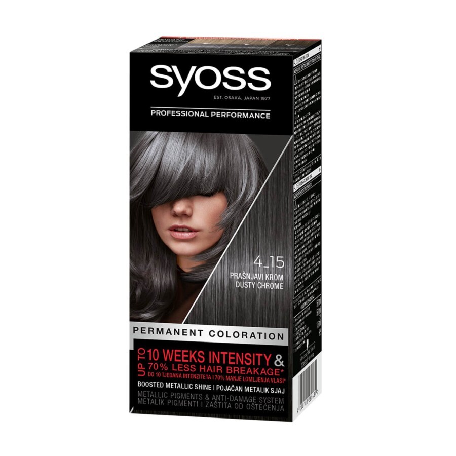 Стойкая краска для волос Syoss 4-15 Дымчатый хром 115 мл: цены и характеристики