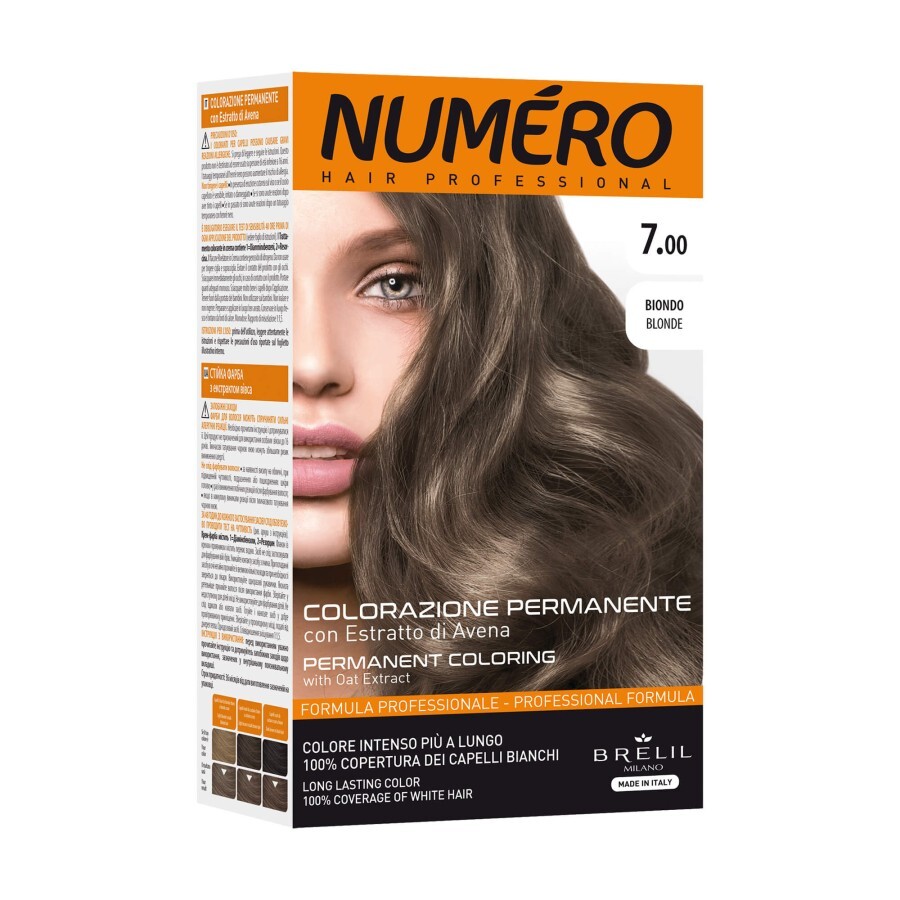 Фарба для волосся Brelil Professional Numero 7.00 Blonde Русявий 140 мл: ціни та характеристики