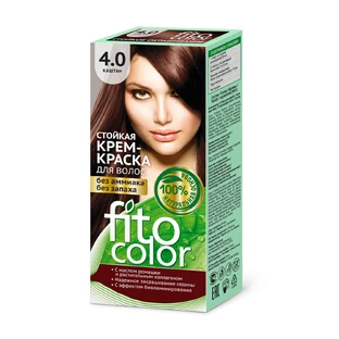 Безаммиачная стойкая крем-краска для волос FitoColor 4.0 Каштан, 115 мл