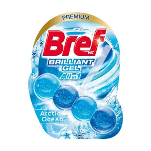 Туалетний блок Bref Блискучий гель Арктичний океан 42 г