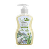 Антибактериальное гипоаллергенное жидкое эко мыло для рук с дозатором BioMio Bio-Soap Sensitive Увлажняющее Алоэ Вера 300 мл