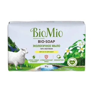 Экологическое туалетное мыло BioMio Bio-Soap Литсея и бергамот, 90 г