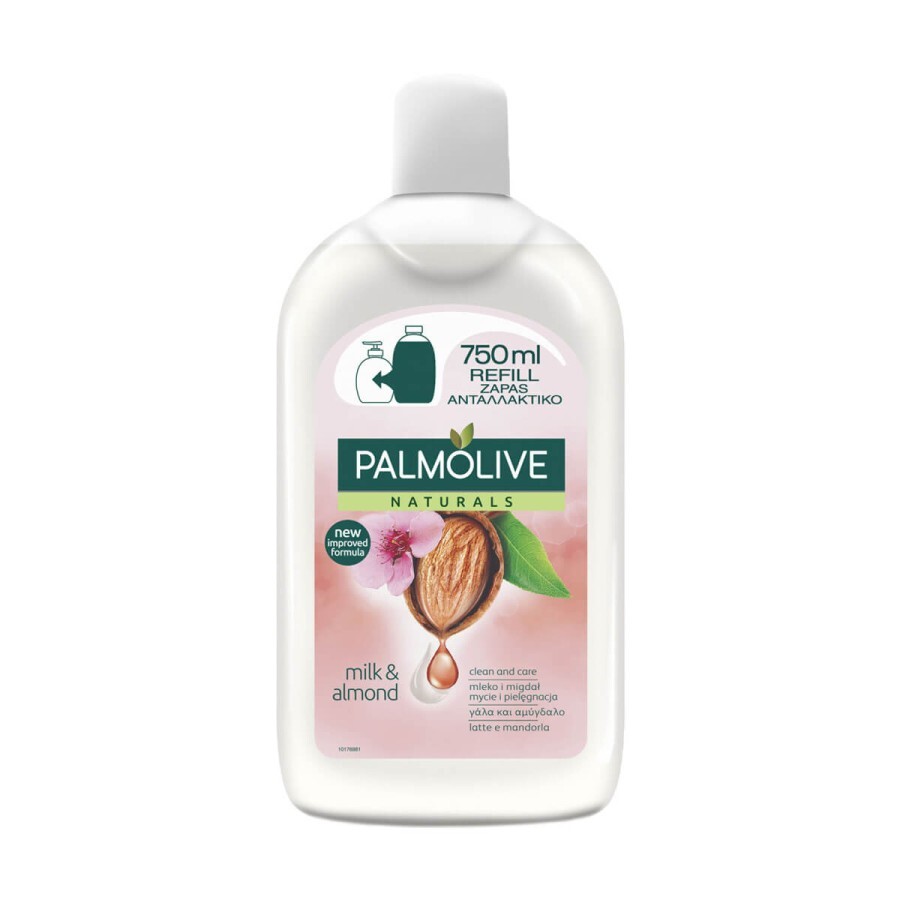 Жидкое мыло Palmolive Натурель Увлажнение молочко и миндаль для чувствительной кожи сменный блок 750 мл: цены и характеристики