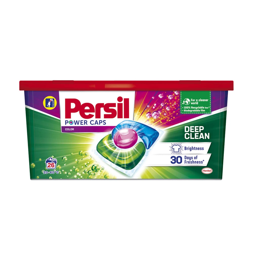 Капсулы для стирки Persil Power Caps Color, 26 циклов стирки, 26 шт: цены и характеристики
