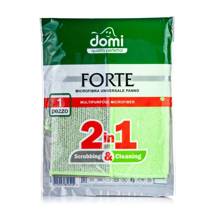 Серветка Domi Forte універсальна, з мікрофібри, 1 шт: ціни та характеристики