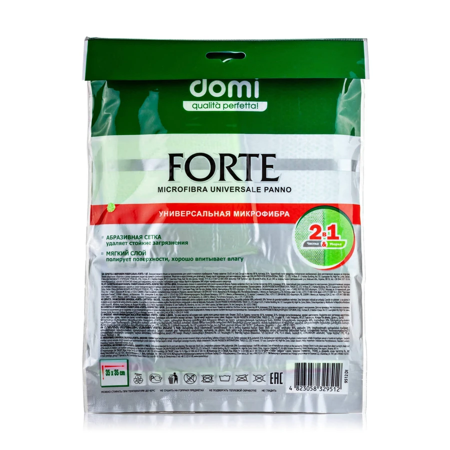 Серветка Domi Forte універсальна, з мікрофібри, 1 шт: ціни та характеристики