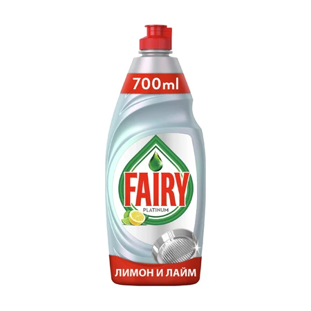 Засіб для миття посуду Fairy Platinum Лимон і лайм 700 мл: ціни та характеристики