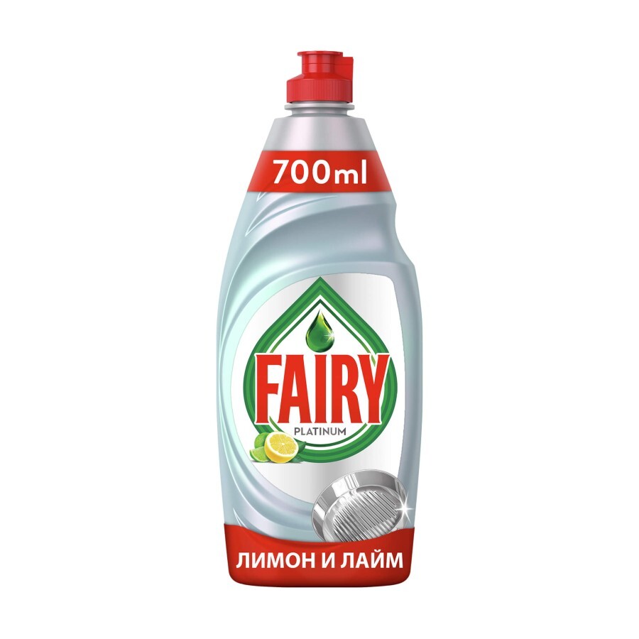 Средство для мытья посуды Fairy Platinum Лимон и лайм 700 мл: цены и характеристики