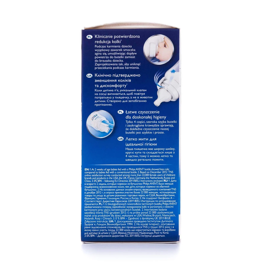 Пляшка для годування Philips Avent Natural 125 мл SCF030/17: ціни та характеристики