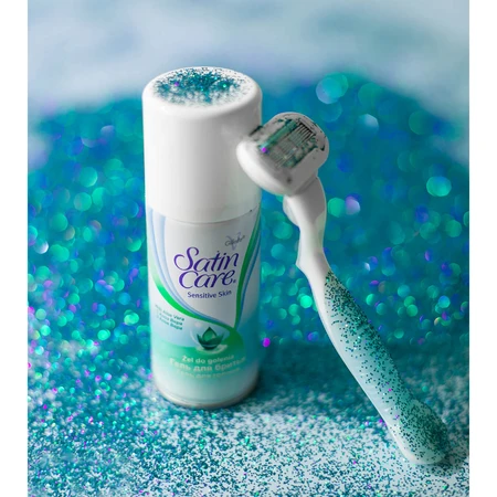 Гель для гоління Gillette Satin Care Sensitive Skin жіночий, для чутливої шкіри, 75 мл: ціни та характеристики