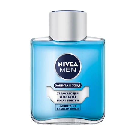 Чоловічий лосьйон після гоління Nivea Men Захист та догляд, зволожувальний, захист від сухості шкіри, 100 мл: ціни та характеристики