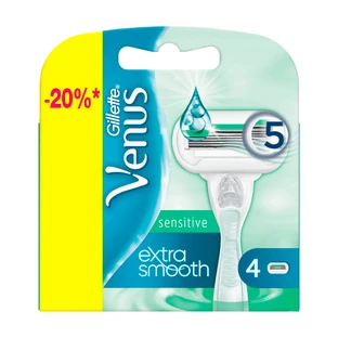 Змінні картриджі для гоління Gillette Venus Smooth Sensitive жіночі, 4 шт