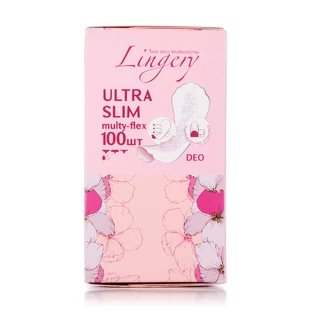 Прокладки ежедневные Lingery Ultra Slim Multy-flex Deo в индивидуальной упаковке, 100 шт