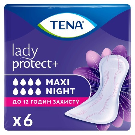 Прокладки урологические Tena Lady Maxi Night женские 6 шт