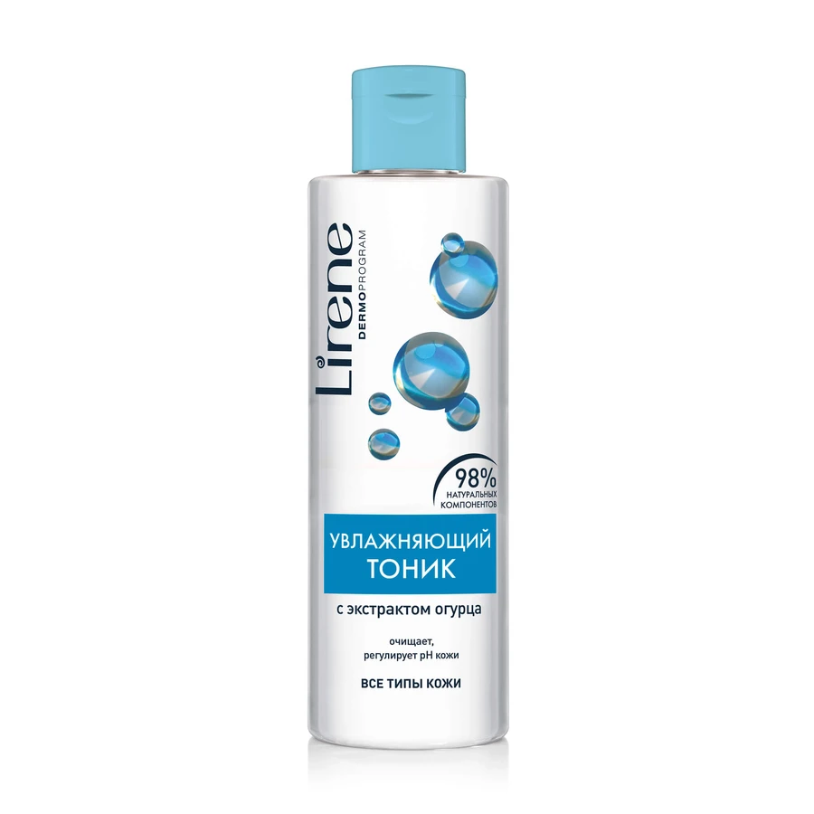Тоник для лица Lirene Beauty Care для нормальной и комбинированной кожи безалкогольный с экстрактом огурца, 200 мл: цены и характеристики