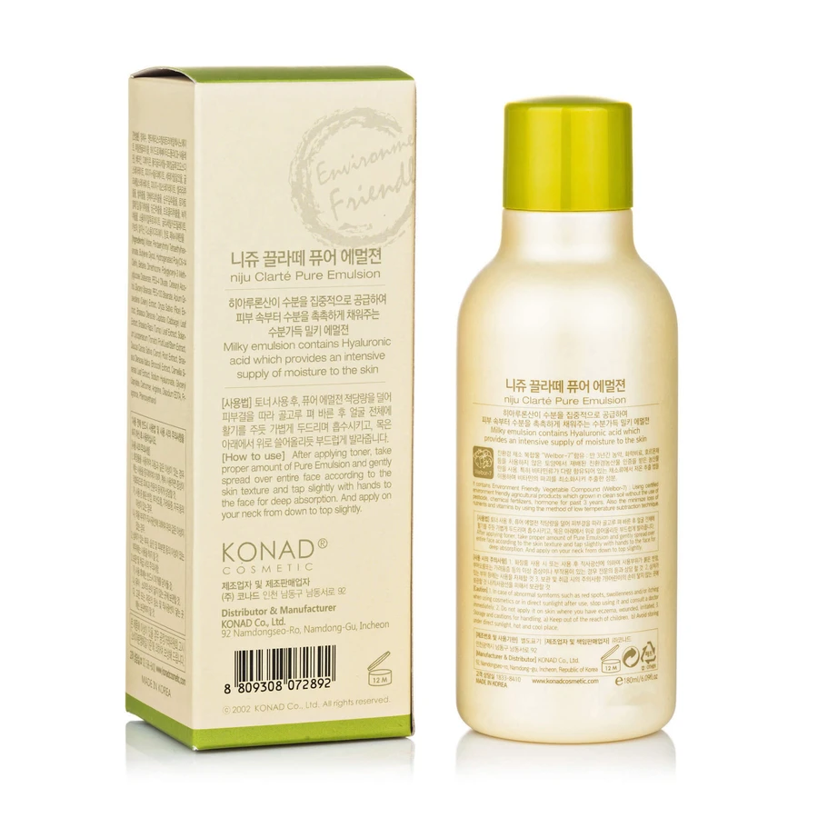 Эмульсия для лица Konad Clarte Pure Emulsion с гиалуроновой кислотой, 180 мл: цены и характеристики