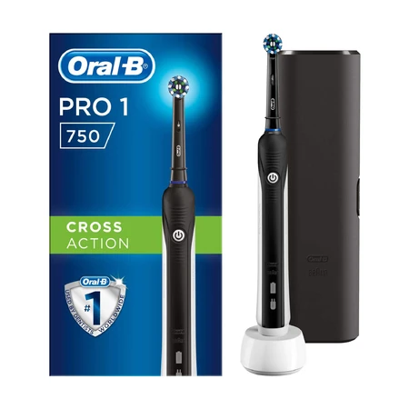 Электрическая зубная щетка Oral-B Pro750 CrossAction D16.513.UX Black + футляр, 1 шт: цены и характеристики