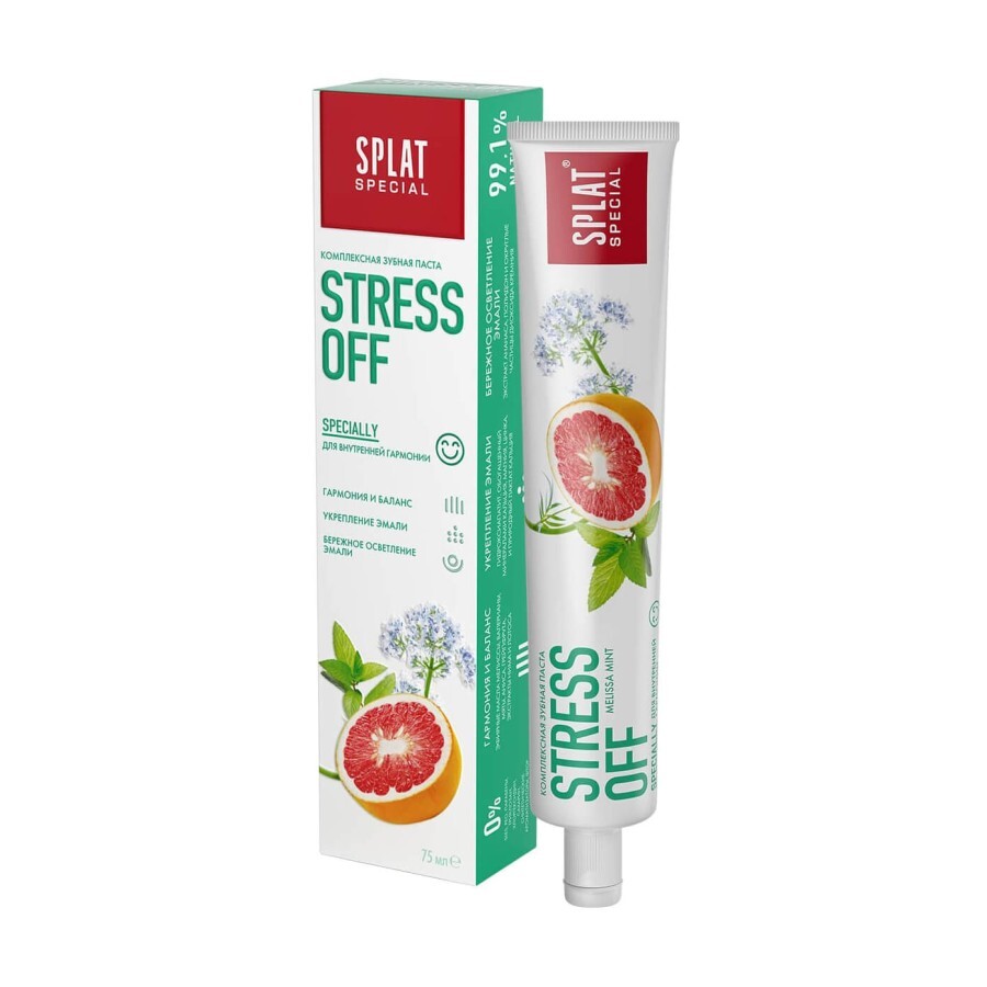Зубная паста Splat Special Stress Off, 75 мл: цены и характеристики