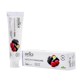 Зубна паста для підлітків Melica Organic Ягідний мікс, 100 мл