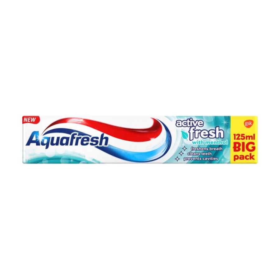 Зубная паста Aquafresh Заряд свежести 125 мл: цены и характеристики