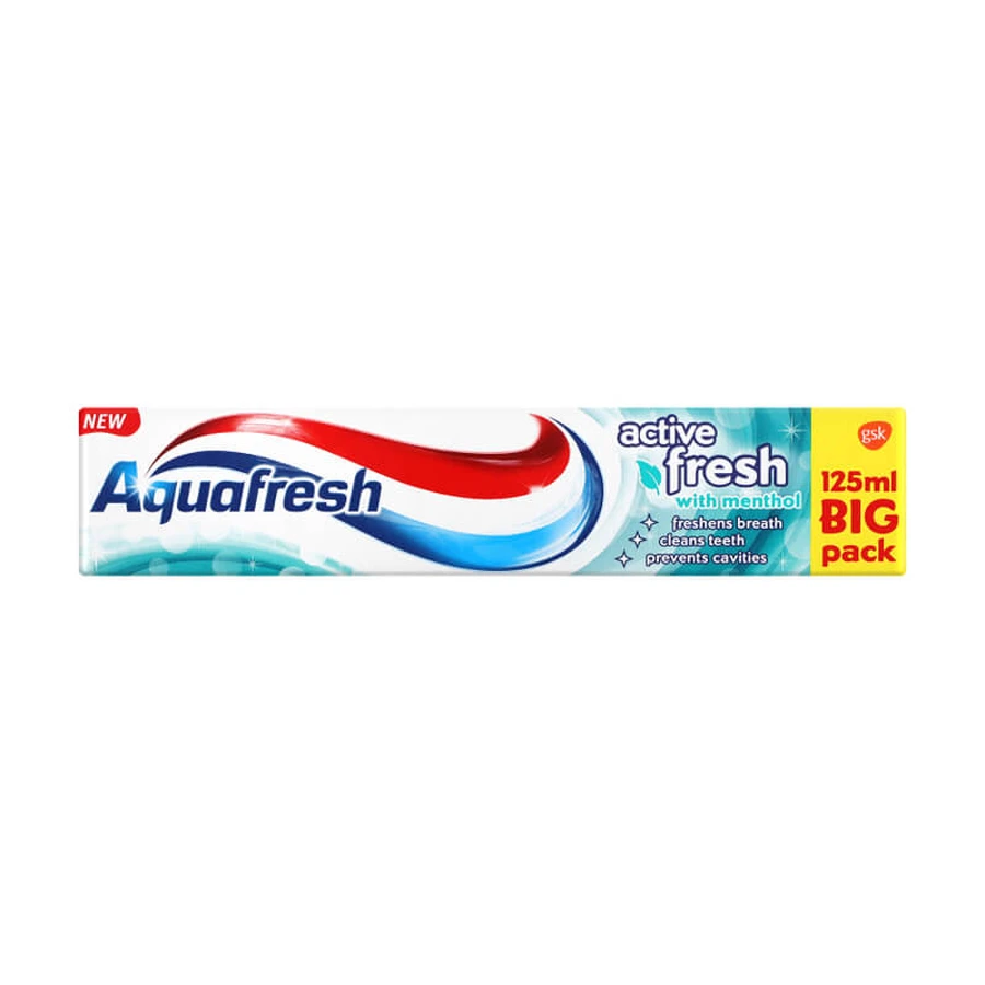 Зубна паста Aquafresh Заряд свіжості 125 мл: ціни та характеристики