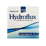 Hydroflux діюча речовина фуросемід 20 мг/2 мл ампули №5