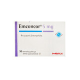 Emconcor 5 мг діюча речовина бісопролол табл. №30