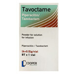 Tavoctame 4+0.5 г діюча речовина піперацилін порошок