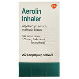 Aerolin Inhaler 100 мг (сальбутамол) 200 доз