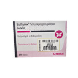 Euthyrox (Еутирокс) действ. вещество левотироксин 50 мг табл. №30