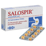 Salospir 160 мг діюча речовина ацетилсаліцилова кислота табл. №20