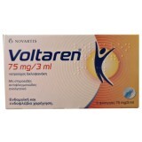 Voltaren діюча речовина диклофенак натрію р-н д/ін. 75 мг амп. 3 мл №5