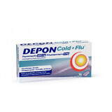 Depon Cold & Flu діюча речовина парацетамол табл. №16